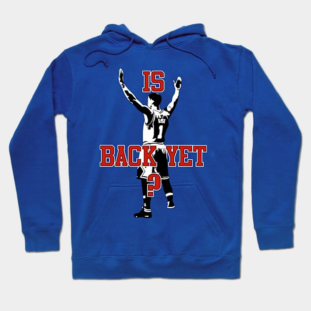 Is Derrick Rose Back Yet? Hoodie by surheeho